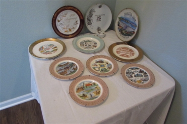 Collectors Plates- Anniversary and States/Places