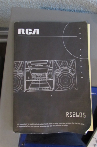 RCA 5 Disc Changer & Vintage Sony Cassette Player