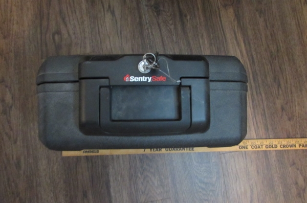 Pen+Gear Paper Shredder, Extra Bin, and Sentry Safe