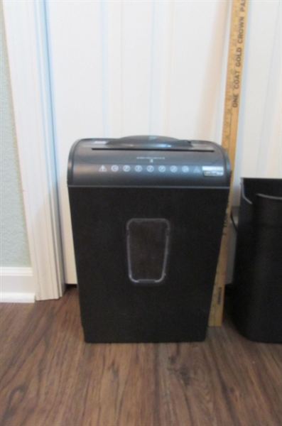 Pen+Gear Paper Shredder, Extra Bin, and Sentry Safe