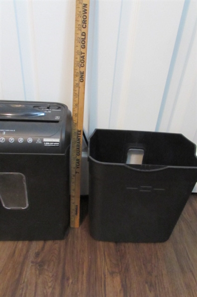 Pen+Gear Paper Shredder, Extra Bin, and Sentry Safe