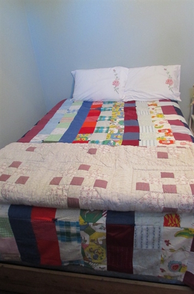 2 Quilts and 2 Pillows