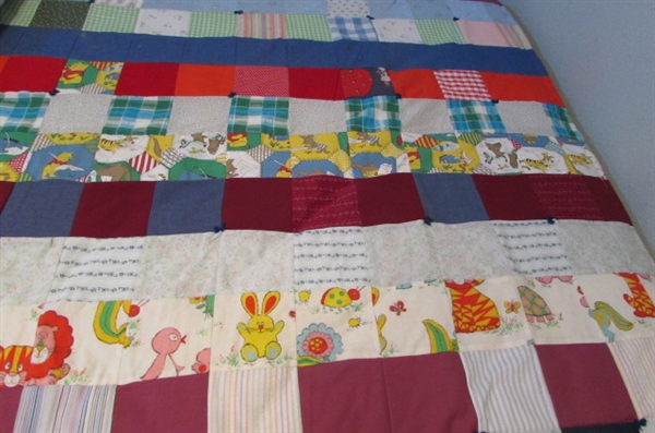 2 Quilts and 2 Pillows