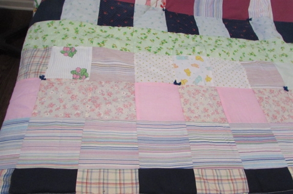 2 Quilts and 2 Pillows