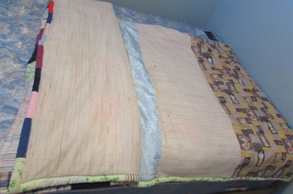 2 Quilts and 2 Pillows