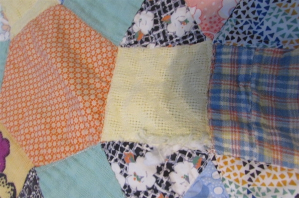 Pair of Handmade Quilts w/Scalloped Edges