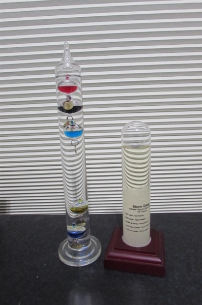 Galileo Thermometer & Storm Glass