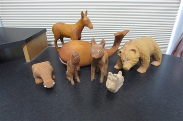 Hand Carved Animals