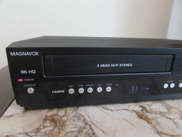 PANASONIC VCR & MAGNAVOX VHS/DVD COMBO RECORDER