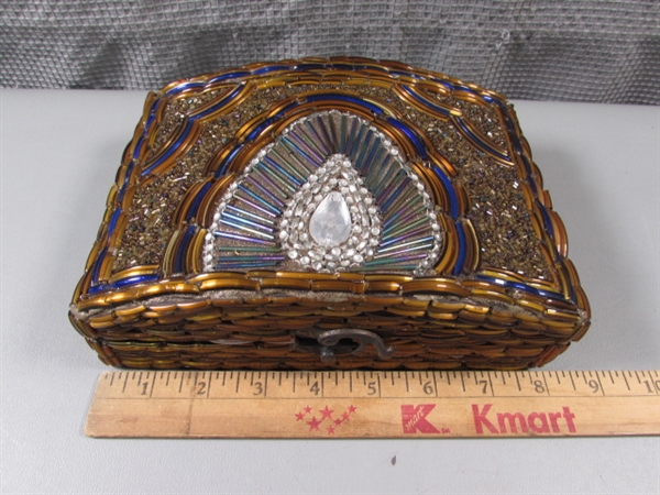 Jewelry Box with Jewelry- Some New, One 925