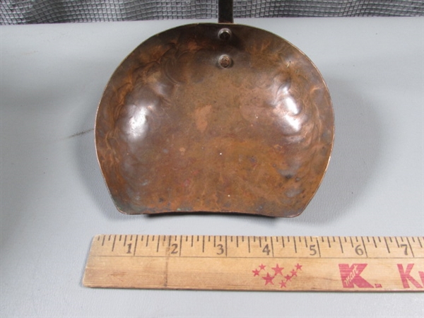 Copper Pot with Long Handled Scoop