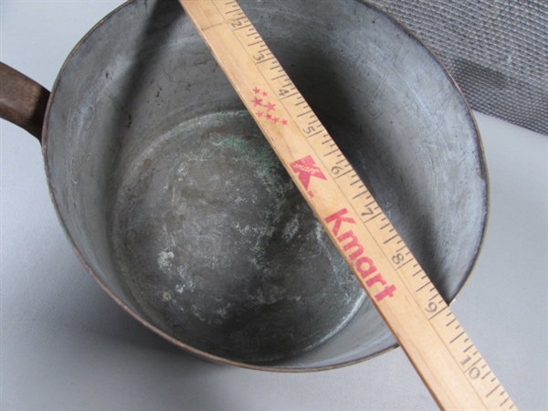 Copper Pot with Long Handled Scoop