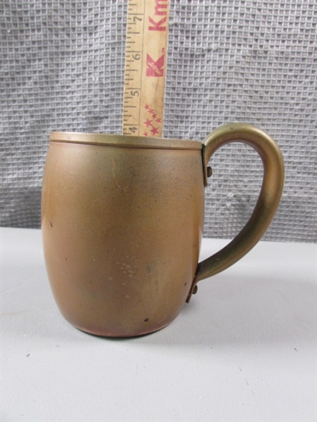 Copper Teapots and Mug