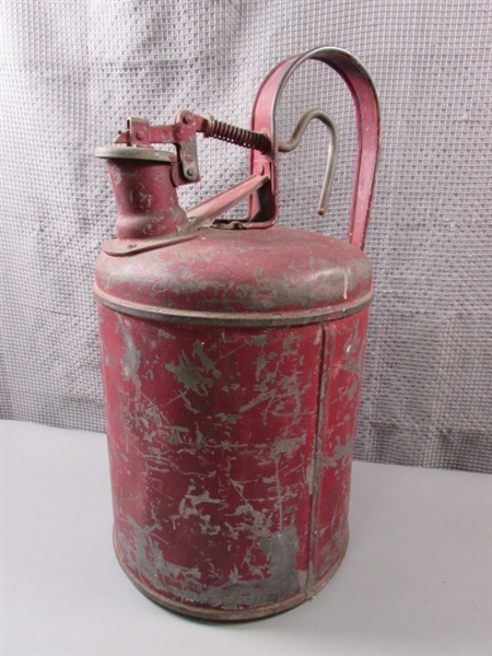 Vintage Metal Gas Cans