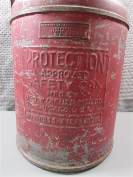 Vintage Metal Gas Cans