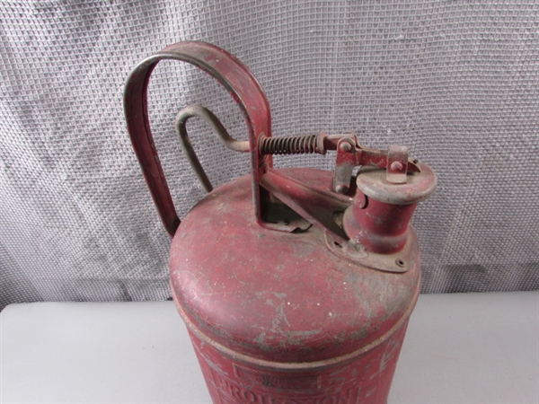 Vintage Metal Gas Cans