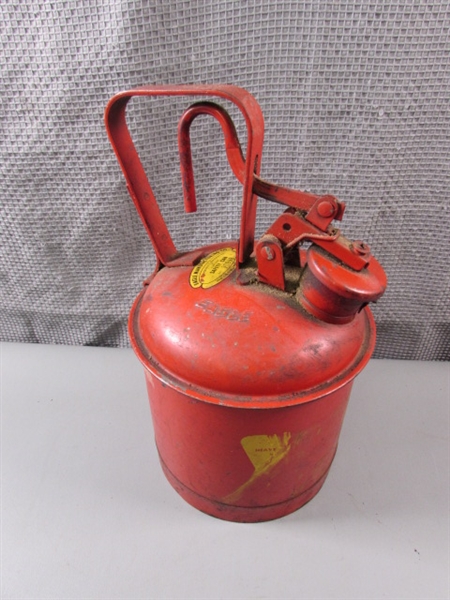 Vintage Metal Gas Cans