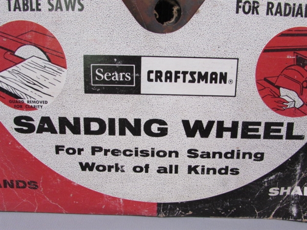 Craftsman 10 Blades and Sanding Wheel