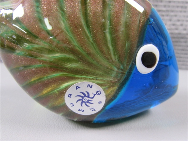 Murano Glass Fish Paperweight