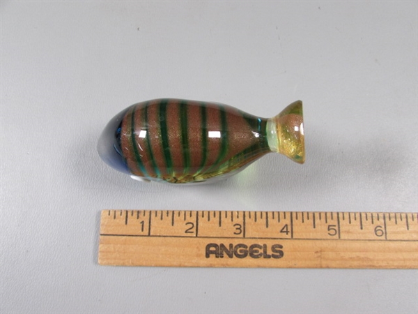 Murano Glass Fish Paperweight