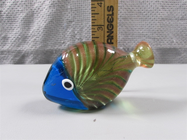 Murano Glass Fish Paperweight