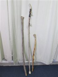 Set of 3 Walking Sticks
