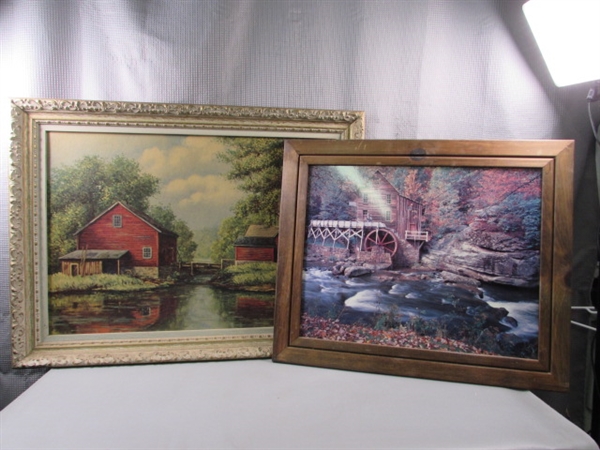 Pair of Framed Outdoor Prints