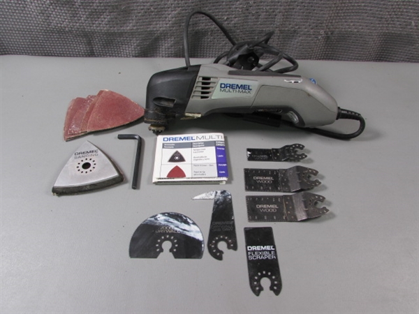 Dremel Multi-Max Tool w/Accessories and Manual