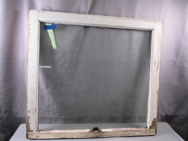 Vintage Single Pane Window