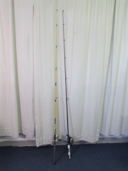 Fishing Rods Eagle Claw 6'6 & Shakespeare Contender 6'