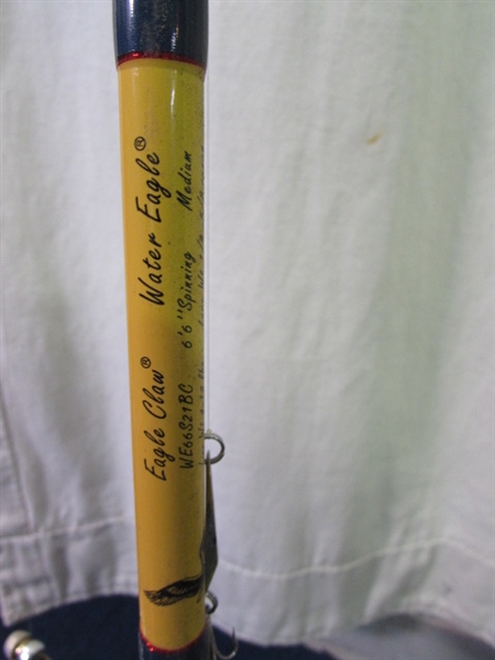 Fishing Rods Eagle Claw 6'6 & Shakespeare Contender 6'