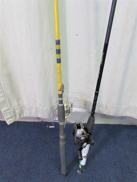 Fishing Rods Eagle Claw 6'6 & Shakespeare Contender 6'