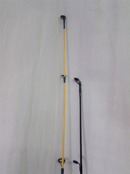 Fishing Rods Eagle Claw 6'6 & Shakespeare Contender 6'