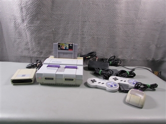 Super Nintendo System with Games and Extras
