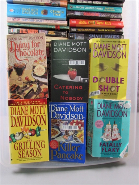 Large Lot of Books: Food Mysteries