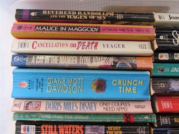 Large Lot of Books: Food Mysteries