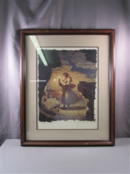 Norman Rockwell Signed Limited Edition Original Lithograph "Grotto (Tom Sawyer Suite)"