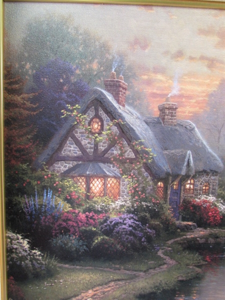 Thomas Kinkade LE Print W/COA A Quiet Evening