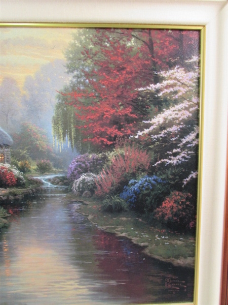 Thomas Kinkade LE Print W/COA A Quiet Evening