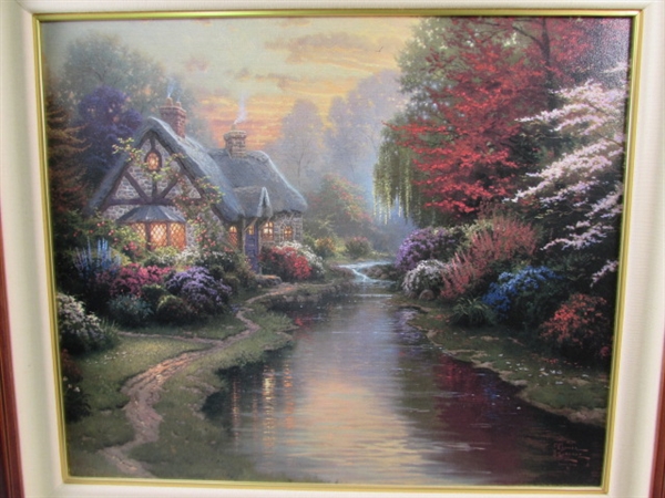 Thomas Kinkade LE Print W/COA A Quiet Evening