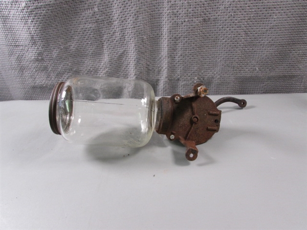 Antique Arcade Wall Mount Coffee Grinder