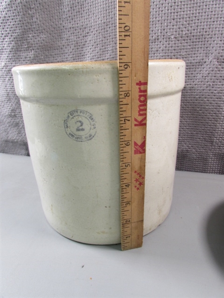 Garden City Pottery Crock