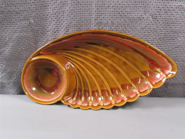 California Pottery Butterfly Wing Dish # R 134