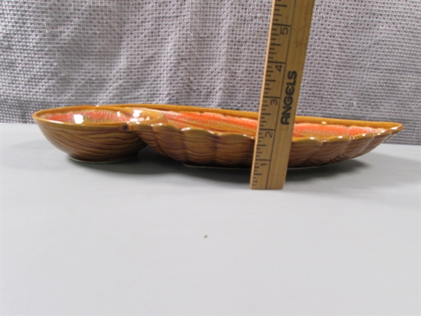 California Pottery Butterfly Wing Dish # R 134