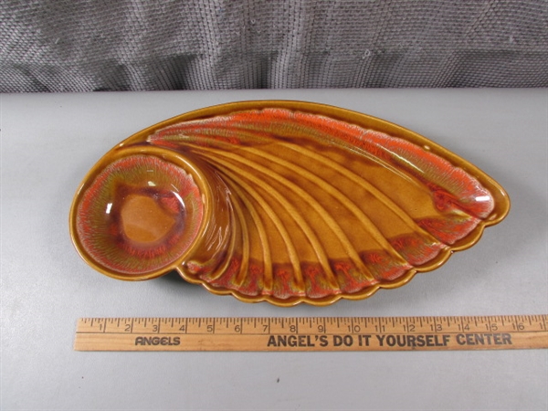 California Pottery Butterfly Wing Dish # R 134