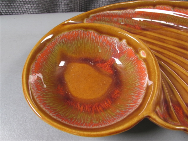 California Pottery Butterfly Wing Dish # R 134