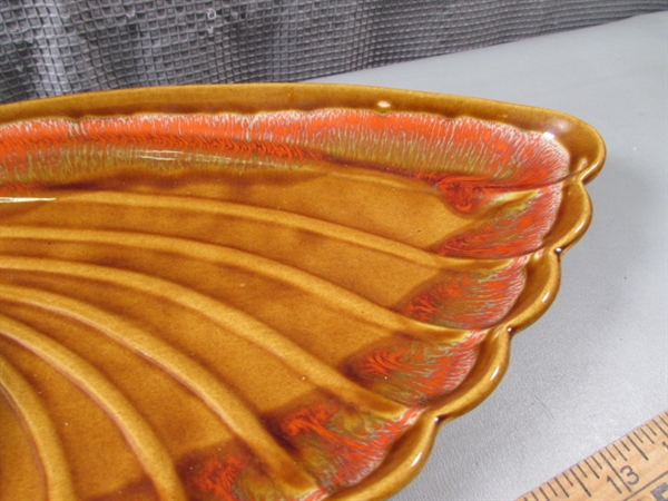 California Pottery Butterfly Wing Dish # R 134