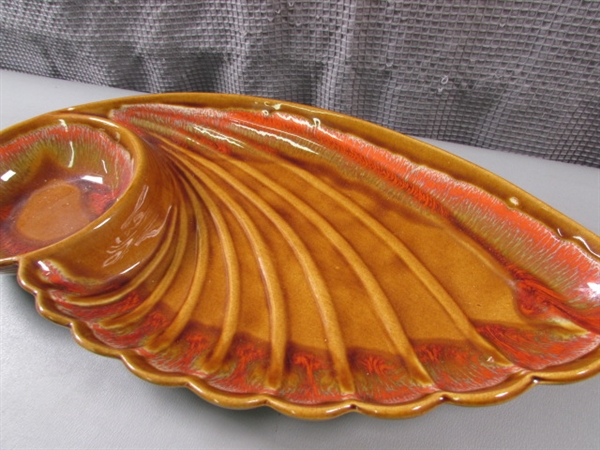 California Pottery Butterfly Wing Dish # R 134