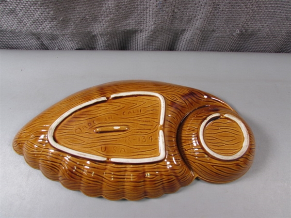 California Pottery Butterfly Wing Dish # R 134