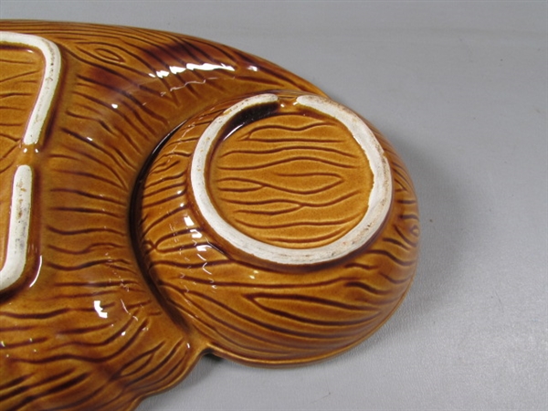 California Pottery Butterfly Wing Dish # R 134